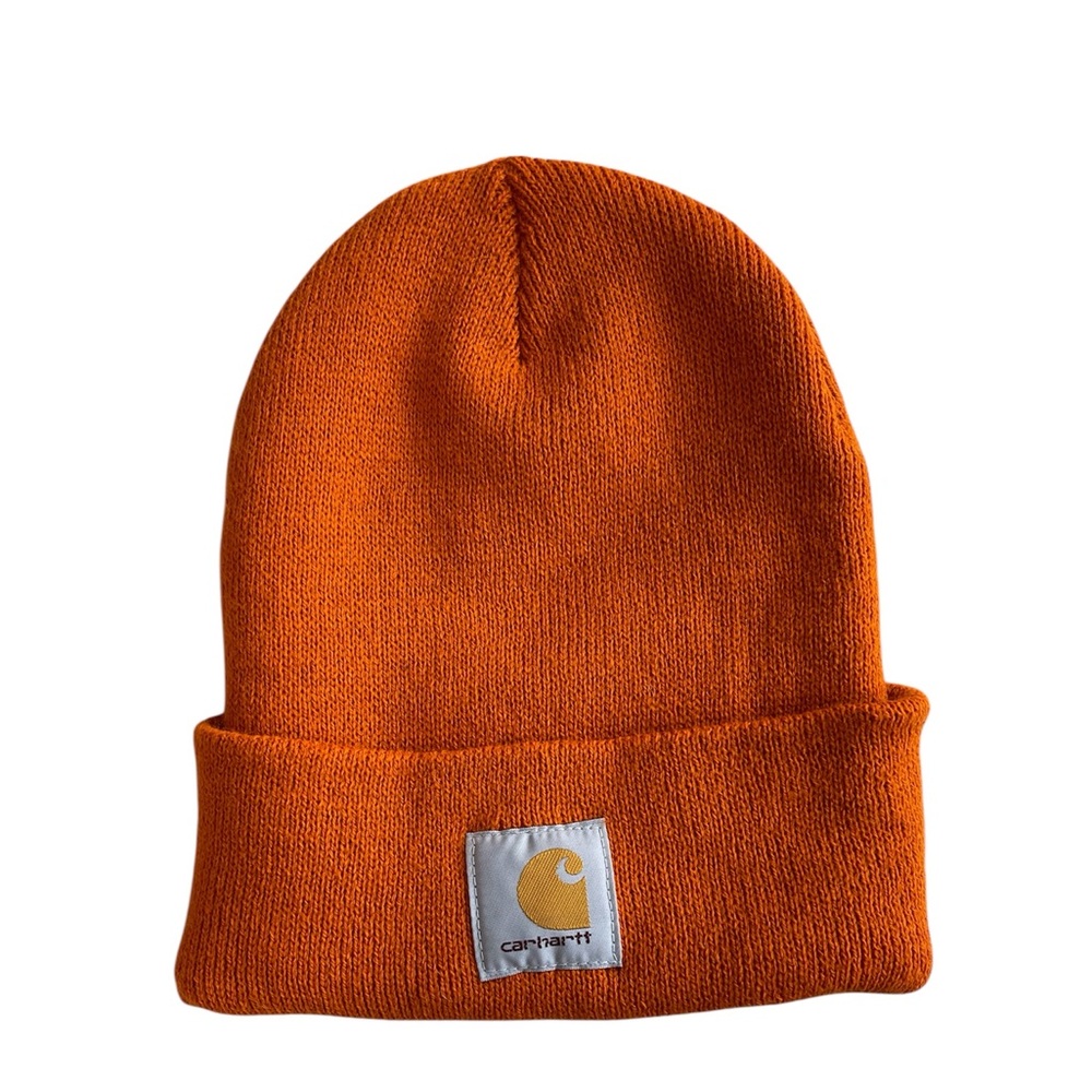 Carhartt Knit Cuffed Beanie Orange One Size